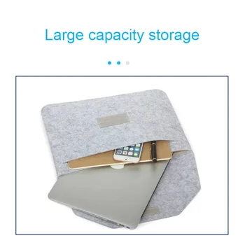 Geanta De Laptop Moale Lână Simțit Maneca Geanta Pentru Apple Macbook Air 13 13.inch Notebook Caz Acoperire pentru Toate laptop 13 inch Pungi de Afaceri