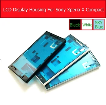 Dsiplay LCD Carcasa Pentru Sony Xperia X Compact F5321 Mijloc Fata Rama Bezel Locuințe Ecran LCD Titularul Cadru Piese de Schimb