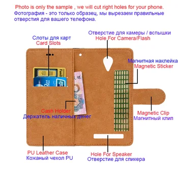 Piele Stil Carte Flip Cover Portofel Pentru Tecno POP 4 Caz Stand Coque Telefon Caz Pentru Tecno POP 4 Pop4 Înapoi Fundas Capacul Telefonului