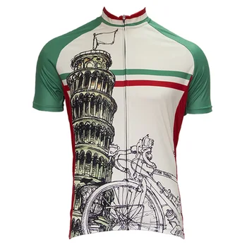 2018 NOU Italia flag Ciclism Jersey Maneci Scurte ciclism îmbrăcăminte ciclism purta Biciclete de top Tricou