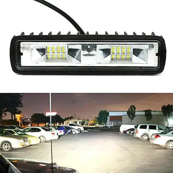 1 BUC Faruri cu LED-uri de 12V Pentru Motociclete Auto Camion cu Barca camion Offroad Lumina de Lucru LED 48W de Lucru Lumina Reflectoarelor