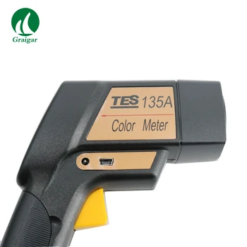 TES-135A Culoare Metru Portabil Analizor de Culoare