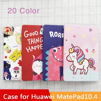 Smart case pentru Huawei Matepad 10.4 Tableta de Desene animate de Protecție Pliere Capacul suportului pentru Huawei Tableta 10.4 BAH3-W09 BAH3-AL00 Caz