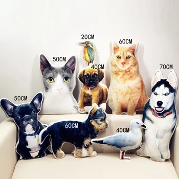 Noul Hot Foto DIY personalizare perne cadou Creativ câini perna Jucării de Pluș, Păpuși, Animale de Pluș pernă de Canapea Masina Decorative