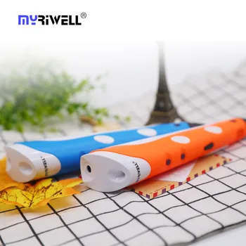 Myriwell 3d pen rp100a cu acces gratuit la abs și pla filament 3d imprimate stilou 3d pixuri Pentru Copii Arte Instrumente de Desen cadou cadou