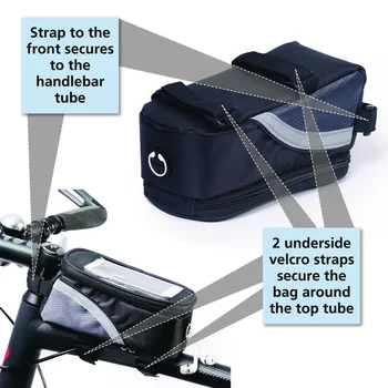 Portabil, rezistent la apa Biciclete Șa Sac Portabil Ciclism Scaun Husă de Biciclete Coada saci de Spate Coș echipamente de Ciclism