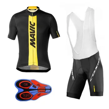 2020 Echipa Mavic Tricouri de Ciclism Biciclete Purta haine Rapid-Uscat salopete gel de Seturi de Îmbrăcăminte Ropa Ciclismo bune echipamente Maillot Sport Purta #85