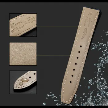 20mm 21mm 22mm Calitate din piele de Aligator curea de ceas negru albastru maro mascul bratara potrivit pentru IWC