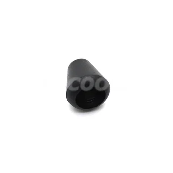500pcs/pachet Negru cu Fermoar Trage Capetele Bell Dop Fără Capac Cablu de Blocare din Plastic Negru Dimensiune Orificiu:5mm