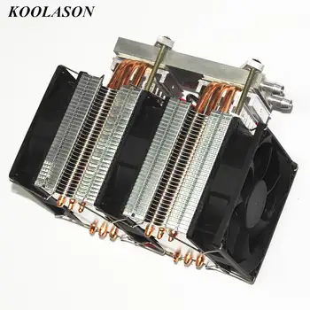 KOOLASON 12V 288W DIY Dual-Core Cip Semiconductor de Refrigerare PC CPU Auxiliare de Apă Răcită cu Apă Rece Masina Chiller Kit