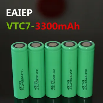 5PCS EAIEP 18650 3300mAh US18650VTC7 18650 baterie litiu-ion 3.7 v reîncărcabilă lanterna baterie de putere mobil baterie