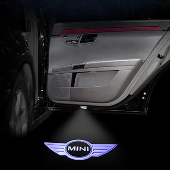 2 buc pentru Bmw MINI Cooper S R50 R53 R56 R60 F55 F56 R58 Portiera Lumina Logo-ul LED-uri Auto bine ati venit Lumina Styling Auto Accesorii