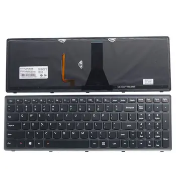 YALUZU Nou pentru Lenovo IdeaPad Flex 15 Flex15 NE-cadru Negru Tastatura laptop engleză cu iluminare din spate