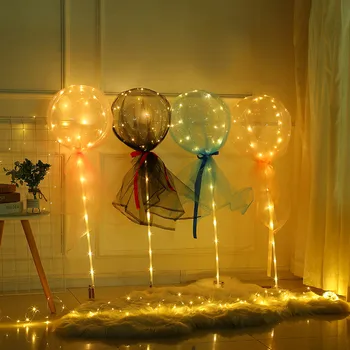 Led Luminos Balonul A Crescut Buchet Pentru Femei, Iubita Soție A Aniversare A Festivalului De Ziua Îndrăgostiților Cadou De Ziua Decor Nunta Cadou