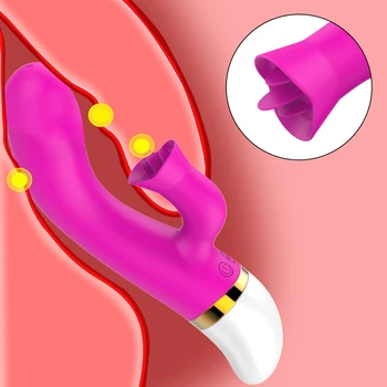 Vibrato G spot Iepure r Reincarcabil rezistent la apa Penis artificial Vibratoare Dual Motor Stimulator Clitoris cu 12 Moduri de Vibrație Liniștită SexToys