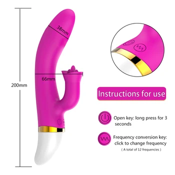 Vibrato G spot Iepure r Reincarcabil rezistent la apa Penis artificial Vibratoare Dual Motor Stimulator Clitoris cu 12 Moduri de Vibrație Liniștită SexToys