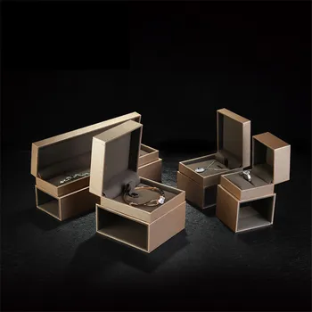 Sertar-stil de bijuterii ambalare si dispaly cazuri inel Pandantiv cutie de catifea căptușeală de specialitate cutie de hârtie de înaltă calitate pentru cadouri femei