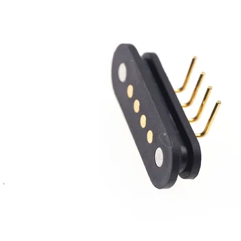2 Seturi de 4 Pin Magnetic de Încărcare Cablu de Încărcare USB de Alimentare transfer de Date Pogo Pin conector de sex Masculin de sex Feminin 4 Poziții Forma de T