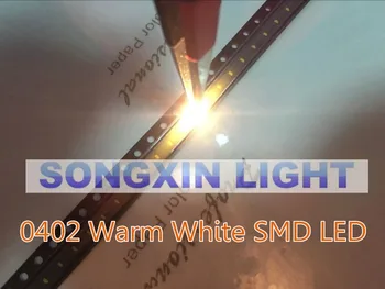 1000 buc SMD, SMT 0402 1005 led Ultra Luminos LED alb Cald lampa transport Gratuit
