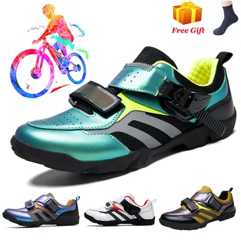 2021 Nou-Blocare Liber Talpa de Cauciuc Pantofii de Ciclism MTB Pantofi Biciclete Rutier Pantofi Ciclism Adidași Deblocat Spin Pantofi