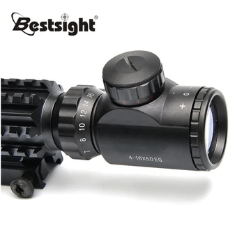 OPTICA 4-16X50EG Tactice Optica Riflescope Roșu și Verde Iluminat Reticul Pușcă Viziune de Noapte, Lunete pentru Vanatoare Caza