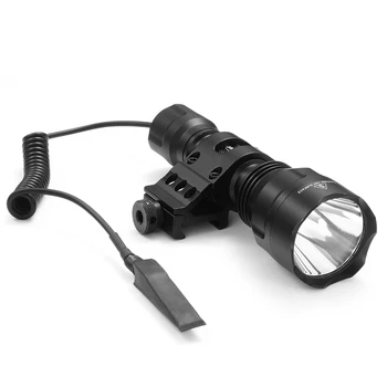AloneFire C8 CREE XML T6 LED-uri Tactice lanterna Lanterna lanterna Airsoft Pusca domeniul de Aplicare Puști lumina 18650 baterie Reîncărcabilă