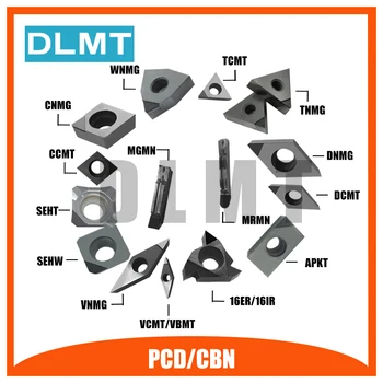 PCD CBN MGMN200 MGMN300 MGMN400 1BUC PCD Introduce Solid Diamant Instrument de Tăiere Înclinat Indexabile CNC Cutter