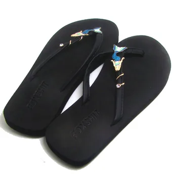 Moda Sirena Farmec Flip Flops Ornament Decorativ Butoane de Vară Papuci de Decorare Accesorii Bijuterii 3PRS X