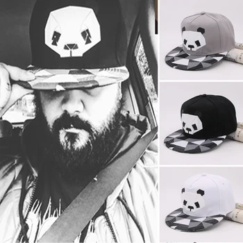 3D Model de Panda Baseball Capac Femei Bărbați în aer liber Snapback Hip hop Capac Unisex Cauciuc Reglabil tv cu Boruri largi Pălărie