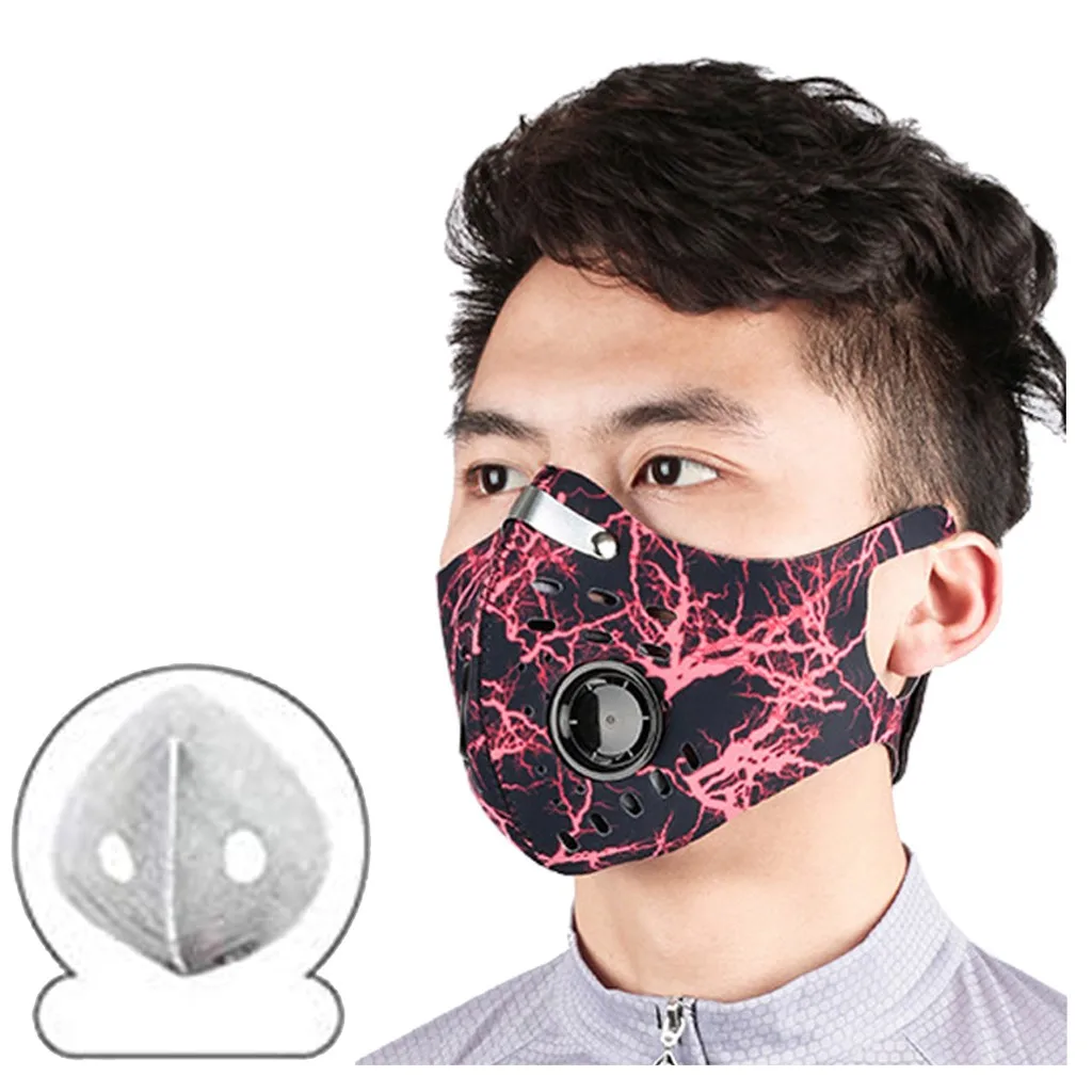 masca de fata cu filtru de carbon