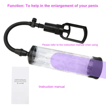 Jucarii sexuale pentru Barbati Manual Marirea Penisului Pompa de Vid Penis Extender Antrenor Penis Erectie Helper Adult Sexy de Produse Sex Shop