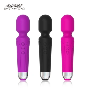 20 de Moduri de Vibratoare Pentru Femei, Clitorisul Baghetă Magică USB de Reincarcare AV Vibrator de Masaj Sexual Wellness Erotice Sex Shop Pentru Cupluri