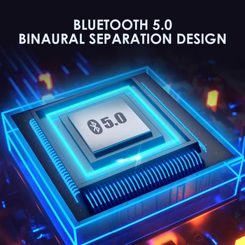 Bluetooth 5.0 Conducție Osoasă TWS Căști Binaurale Pavilioane Cu 2200mAh Caz de Încărcare Încărcător de Telefon HiFi Stereo TWS Căști