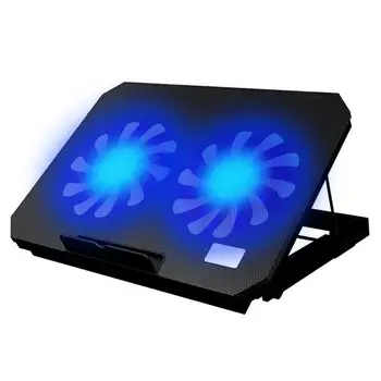 2020 Cooler pentru Laptop de Răcire Pad 2 Porturi USB și Două Ventilatorului de Răcire la Viteză Reglabilă Notebook Stand pentru 12-17 inch