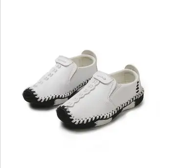 2019 Băieți Fete Pantofi de Moda Soft Copii Mocasini Copii Balerini Casual Pantofi cu Barca pentru Copii de Nunta Mocasini din Piele Pantofi