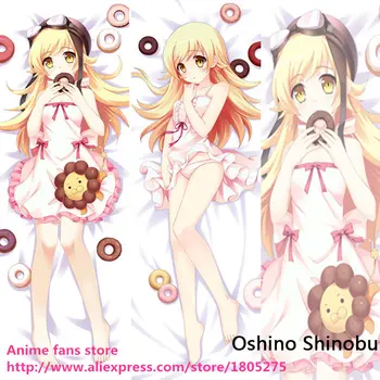 Minunat Japonia Anime Seria Poveste de-al Doilea Sezon Oshino Shinobu Loli față de Pernă față de Pernă decorative Îmbrățișându Corp