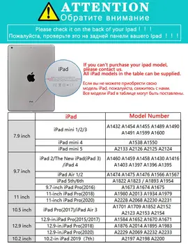 Pentru iPad Mini 1 2 3 Pisici Drăguț 360° Rotație Piele Caz Stand Tableta Capace de Protecție Pentru 2020 iPad Pro de Caz 11 12.9 Pro 2020