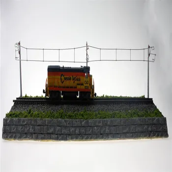N Scară De Cale Ferată Model In Miniatura Nisip Masă Stația De Cale Ferată Model De Simulare Tren De Jucărie Scena