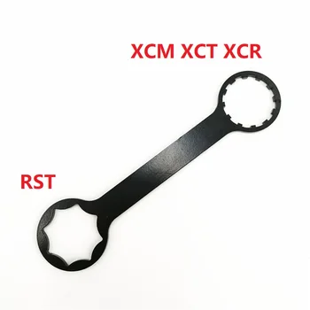 XCR XCM XCT PRIMUL Amortizor de Preîncărcare a Elimina Instala Cheie Biciclete Furculiță de Amortizare Buton de Reglare Dual-folosiți o Cheie Furculita, Instrumentul de Reparare