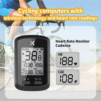 XOSS G+ GPS BICICLETE INTELIGENT CALCULATORUL de CICLISM Bluetooth 1.8-inch Ecran LCD Digital rezistent la apa IPX7 Calculator de Biciclete Vitezometru