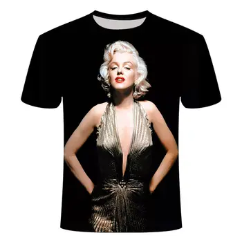 Marilyn monroe tricou tricou femei femme de sus cămăși de streetwear t-shirt de vară de sex feminin haine noi amuzant, grunge, hip-hop tee