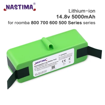 NASTIMA Upgrade 14.8 V 5000mAh Baterie Litiu-ion pentru iRobot Roomba 800 700 600 De Serie 895 891 890 880 870 860 675 760 770 780