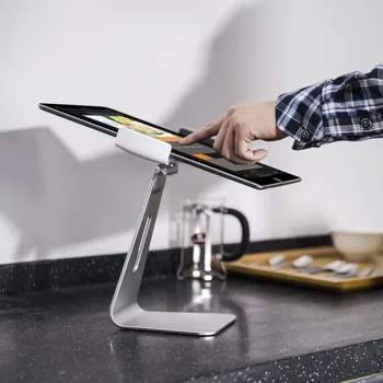 Aliaj de aluminiu 7-13 inch Tablet PC Stand Ecran de 360 de Rotație Unghi de Vizualizare de 180 de Grade Ajustabil pentru iPad Mini Pro Suprafață
