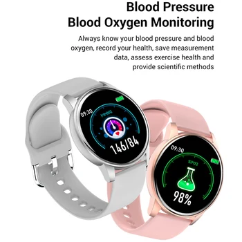 Zl01s Ecran Tactil Complet 1.3 Ceas Inteligent Bărbați Femei De Măsurare A Tensiunii Arteriale Smartwatch Inima Evaluator Monitor De Oxigen Uita-Te La Moda