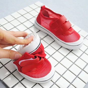 2020 De Vară Pentru Copii Pantofi Fete Băiat Ochiurilor De Plasă Respirabil Bomboane De Culoare Student Pantofi Casual Copilul Copil Gaura Sport Adidasi Pantofi 21-25