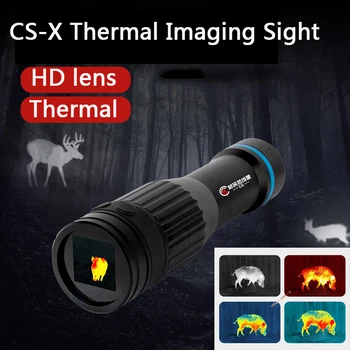 CS-X termoviziune Noapte Viziune Ochelari de protecție Digital cu Laser Infraroșu Termic Vederii Monoculare de Termoviziune pentru Vânătoare