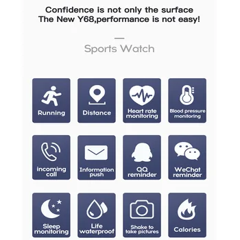Noua Bratara Bratara Smart Watch Mens Femei Rezistent La Apa Temperatura De Ritm Cardiac Tracker De Fitness Brățară Sport Pedometru