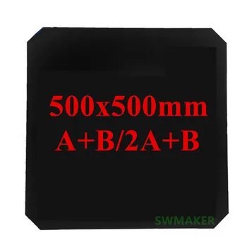 425x425mm Magnetic Adeziv de Imprimare Pat Caseta Print Autocolant Suprafața Plăcii flexibile pentru DIY Wanhao Duplicator 9 D9/300/400 imprimantă 3D