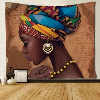 Fete Tradiționale Africane Femei Negru Tapiserii De Perete De Arta