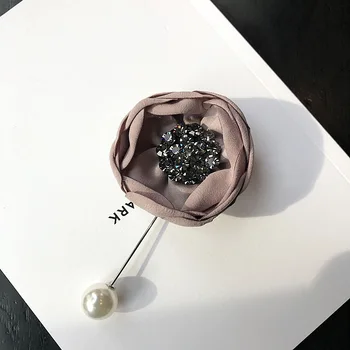 Noua Arta Pânză Tesatura Flori Broșă Pin Ac Lung Ace Cardigan Șal Rever Ace Moda Bijuterii Cadouri pentru Femei Accesorii